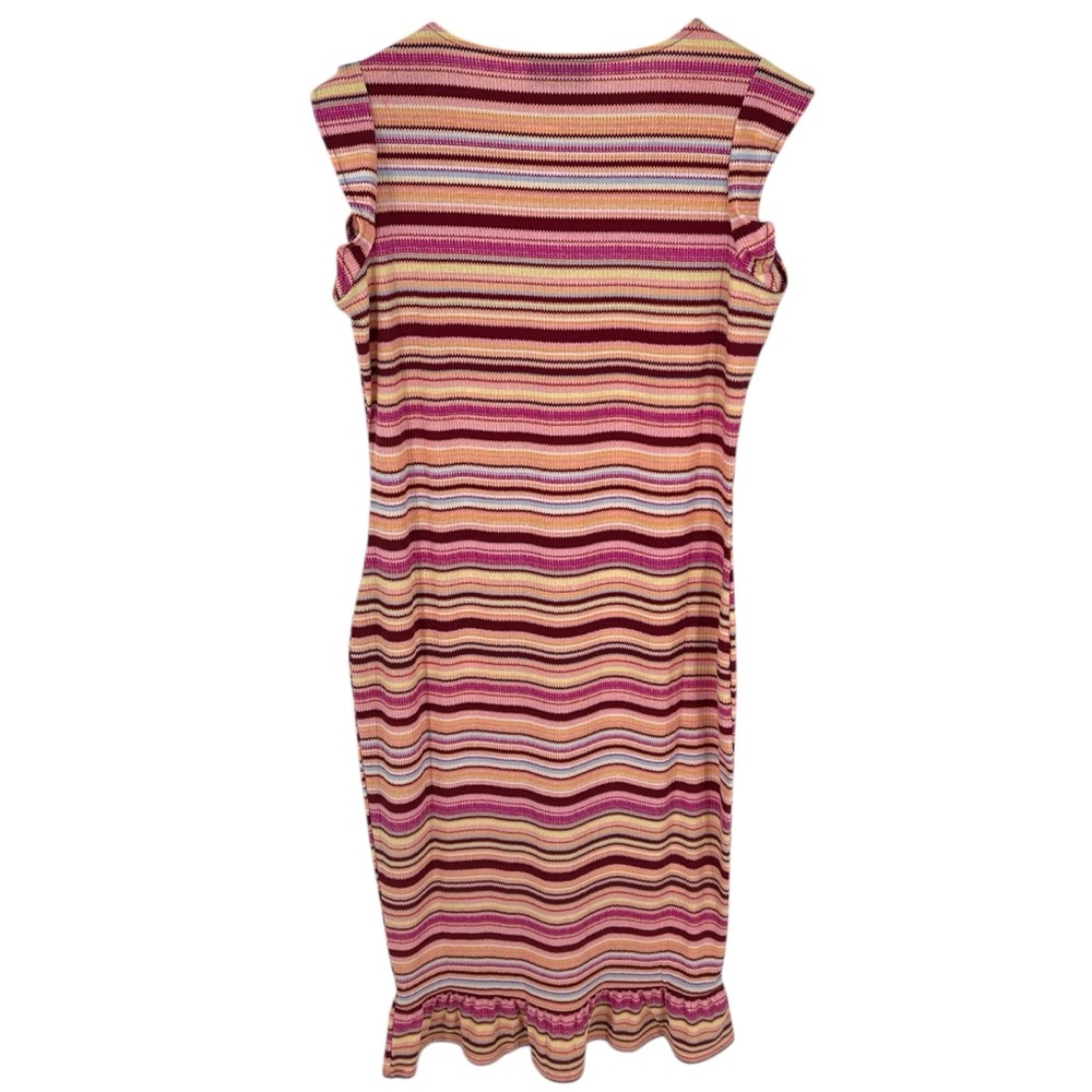 NWT Lane Bryant Cap-Sleeve Ruffle Bodycon Dress Size 14/16 - Picture 6 of 10
